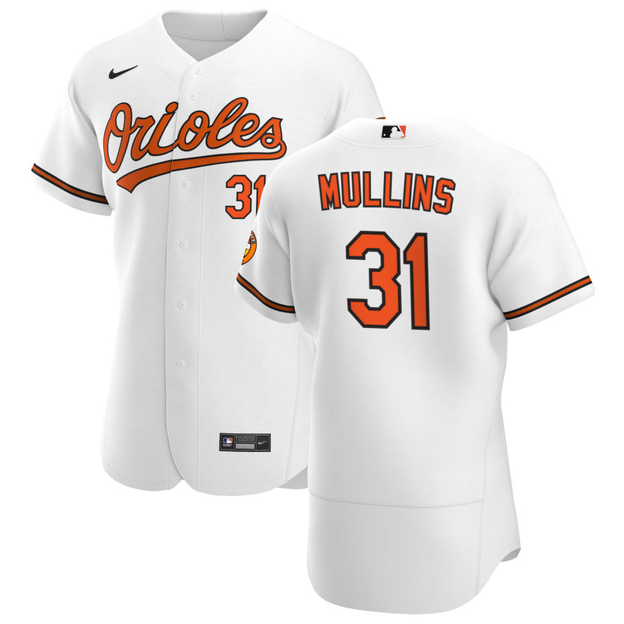 Baltimore Orioles 31 Cedric Mullins Men Nike White Home 2020 Authentic Player MLB Jersey